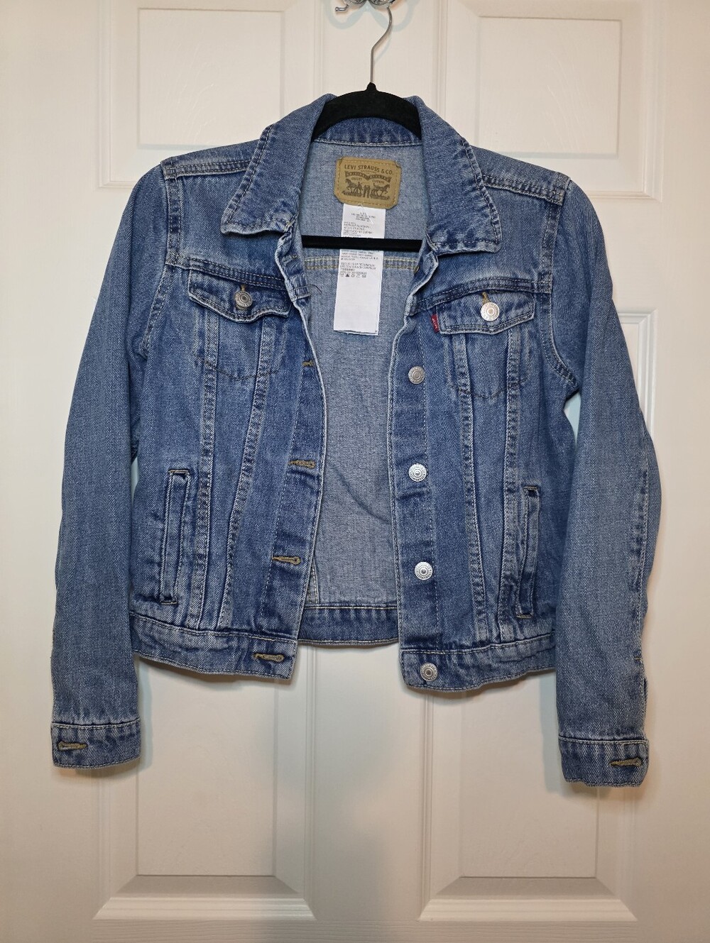 Levi Strauss Jean Trucker Jacket Youth Large 12-13 Yrs Levi’s Unisex Denim